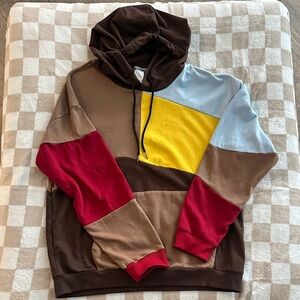 EARTHBOUND Multicolor Patchwork Hoodie